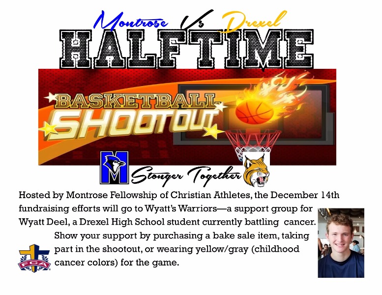 Drexel RIV School District Montrose V Drexel Halftime Basketball